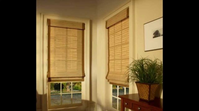 Bamboo Blinds for the windows
