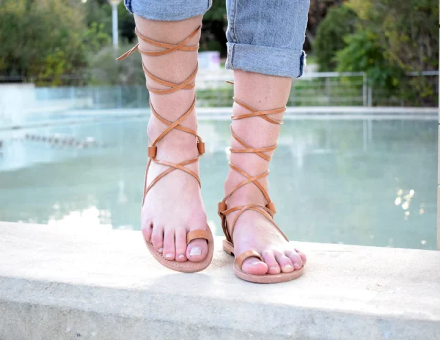 womens greek sandals