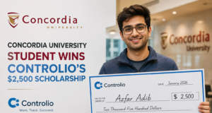 Concordia University Student Wins Controlio’s $2,500 Scholarship Concordia University